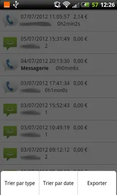 FreeMobile Suivi Conso android App screenshot 1